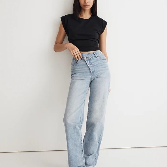 Madewell COOL Jeans - NWT crossover waist! Size 33 - Picture 5 of 5